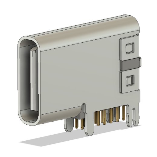 HROparts Elec TYPE-C-31-M-19垂直USB-C插孔缩略图